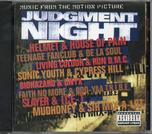 Soundtrack Judgment Night Nuevo Pearl Jam Slayer Ciudad