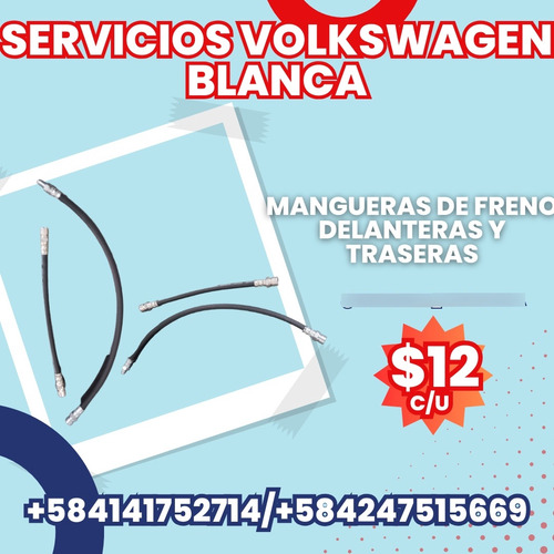 Mangueras De Freno Delanteras Y Traseras Vw Escarabajo