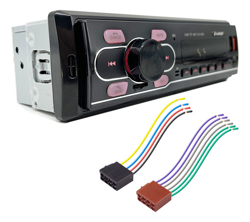 Fp Import Radio F100 Preto 1 Kit Bluetooth Usb