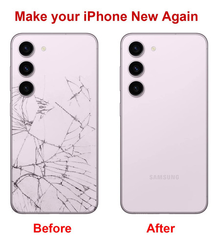 Repuesto Tapa Trasera Para Samsung S23 Plus Lavanda