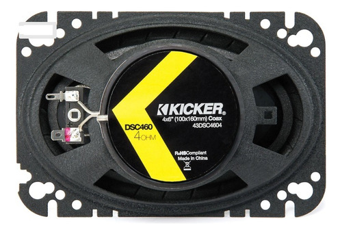 Bocinas 4x6 Pulgadas Kicker Dsc460 120w 30rms 4ohms