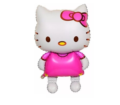 Globos Hello Kitty 98cms Fiesta Metalizados Infantil