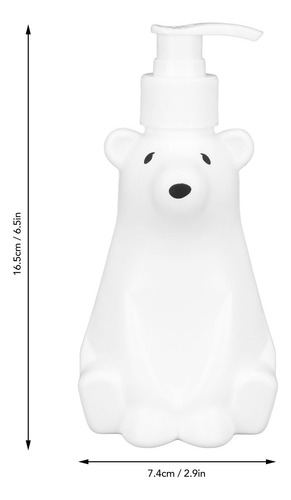 Dispensador De Champú Estilo Oso Blanco, Tipo Bomba, Durader