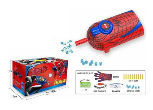 Pistola Hidrogel Spiderman Lanza Dardos Spider-man