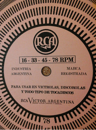 Estroboscopio Rca Victor 4 Velocid. Para Tocadiscos Belgrano