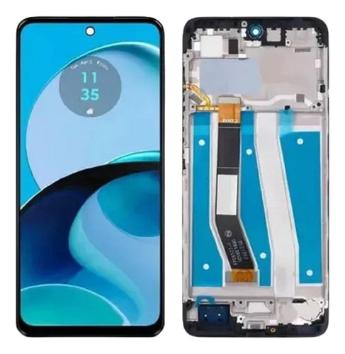 Sjpm Tela Frontal Display Compatível Com Moto G14 C/
