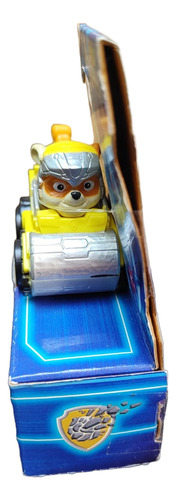 Set De 2 Vehículos Paw Patrol Pup Squad Racers Skye Rubble Amarillo