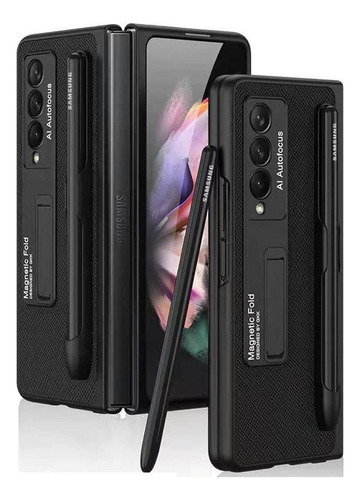 Funda Para Samsung Galaxy Z Fold 3 Con Bolsillo S-pen Ln5849