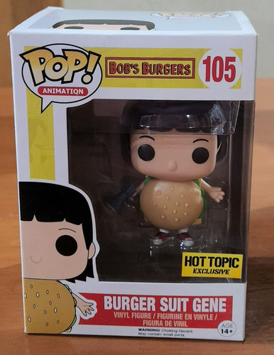 Funko Pop Burger Suit Gene #105  Exclusivo Hot Topic