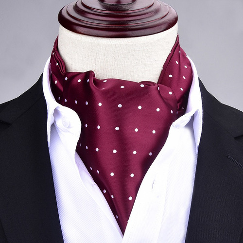 Corbata Bufanda Hombre Boda Ethan - Guinda