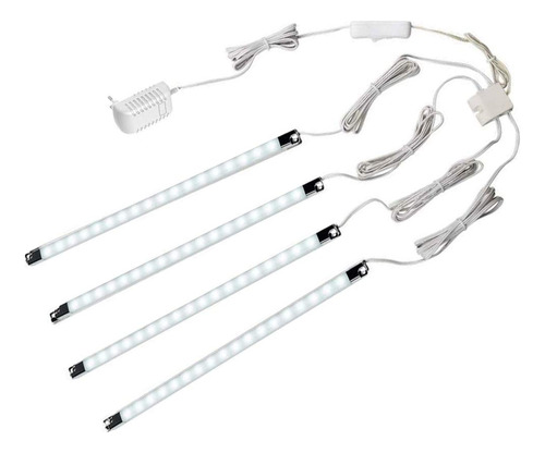 Cefrank Luces De Pantalla Led, (4) Barras De Luz Para Vitrin