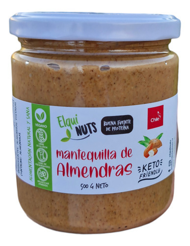 Mantequilla De Almendras 500grs