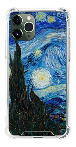 Funda Van Gogh La Noche Estrellada Varias Marcas Antigolpes