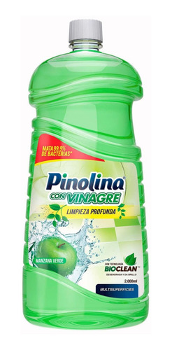 Limpiador Desinfectante Piso Pinolina Vinagre 2000ml