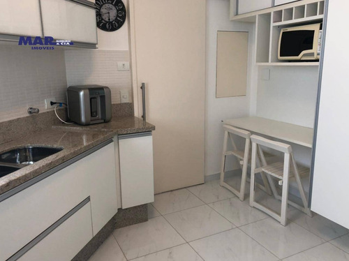 Imagem 22 de 26 de Apartamento À Venda No Guarujá, Na Praia Das Pitangueiras, Calçadão, Vista Mar, 02 Vagas De Garagem. - Ap11309