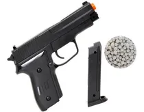 Comprar Pistola P226 Sig Sauer Airsoft 6mm Spring + Municoes Bbs 6.0