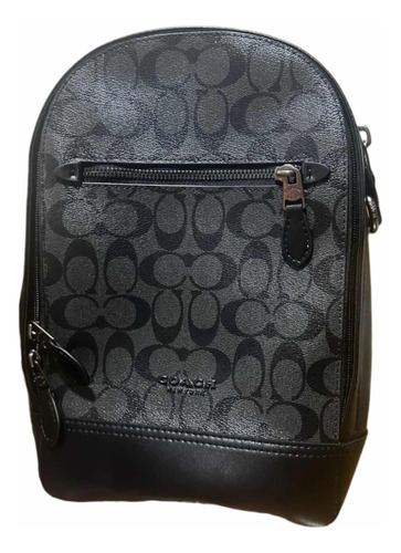 Bandolera Coach Mk Original Black Larga De Hombre - Kayahp