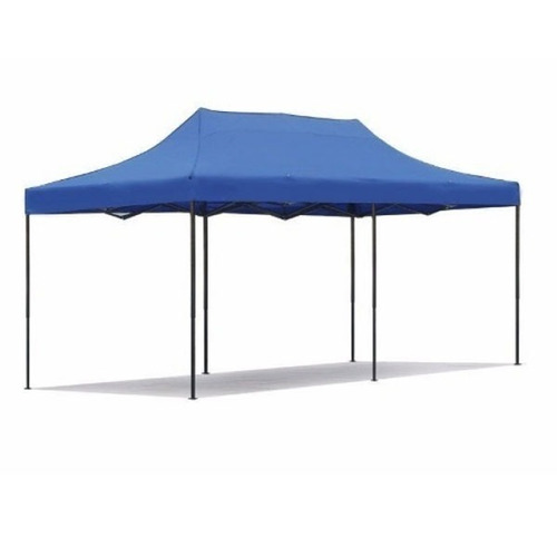 Gazebo 3x6 Azul Reforzado E Impermeable Con Filtro Uv