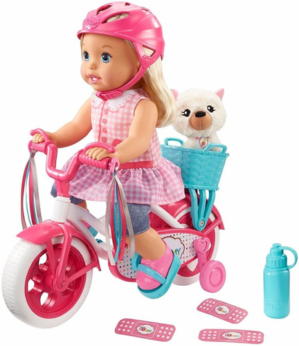 Little Mommy Muñeca Paseo En Bicicleta, Little Mommy.