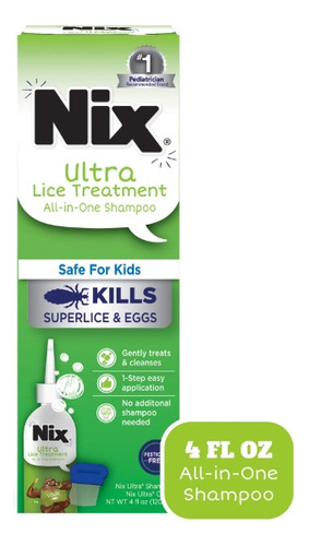 Shampoo Eliminador De Piojos Nix Pediatrico