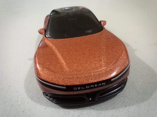 Hot Wheels Delorean Alpha 5 Coupe 2023 A Escala Naranja Oscuro (Usado)