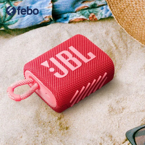 Imagen 5 de 6 de Parlante Jbl Go 3 Portátil Con Bluetooth Red Febo
