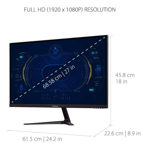 Viewsonic Omni Vx2718-p-mhd 27 Pulgadas 1080p 1 Ms 165 Hz...