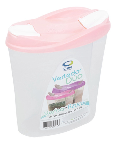 Vertedor Duo Yerba Azucar Rosa Crom