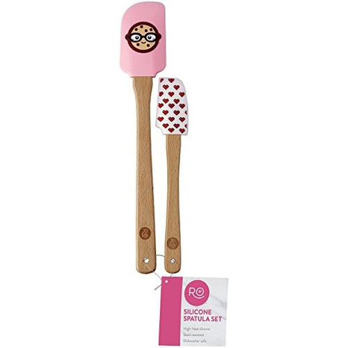 Rosanna Pansino Nerdy Nummies Espátula De Silicona Set, 2-ct