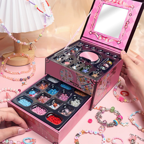 Set De Fabricación De Pulseras Para Niñas, Conjunto De Joyas