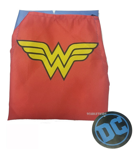 Imagen 2 de 6 de Delantal De Cocina Wonder Woman Dc Licencia Oficial Scarlet