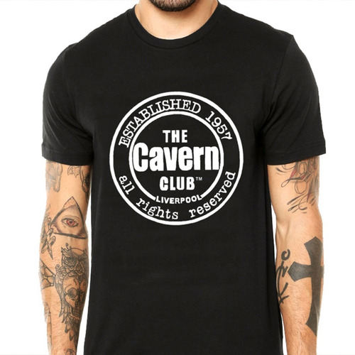 Camiseta Masculina Cavern Club - 100% Algodão