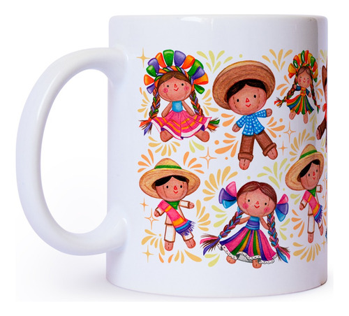 Taza 11 Oz Lele Panchito Personalizada - México Artesanía