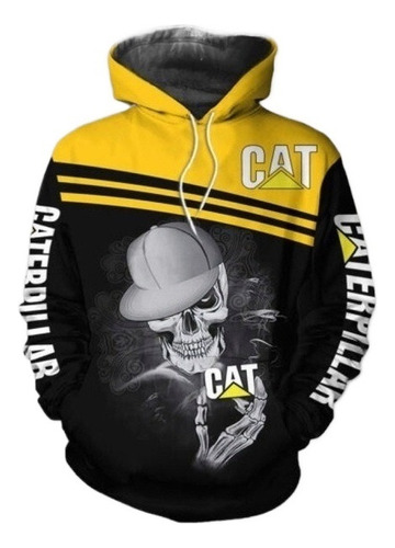 Sudadera Con Capucha Para Motocicletas, Diseño De Caterpilla