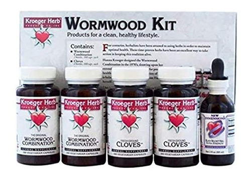 Kroeger Herb Co Wormwood Kit, Kit De 5 Piezas