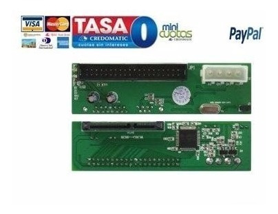 Adaptador Sata A Ide De Ide A Sata Pata 40 Pines Pc Converti