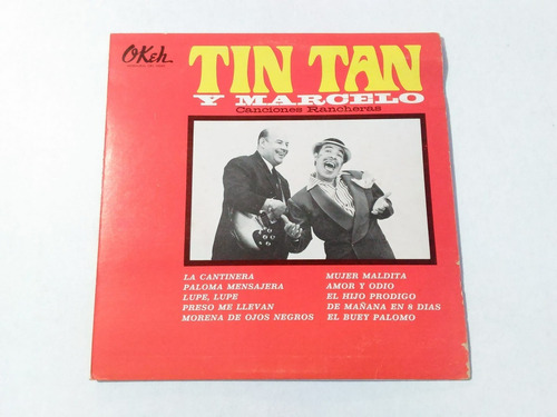 Tin Tan Y Marcelo - Canciones Rancheras / Lp