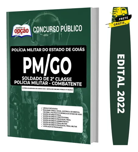 comprar Apostila Pm Go - Soldado De 2ª Classe Polícia Militar