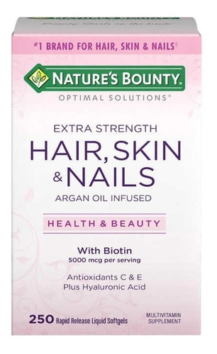 Hair, Nails & Skin Extra Straight Vitaminas Oferta!! 250ct