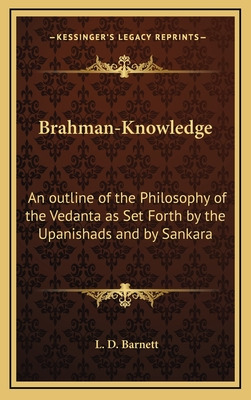 Libro Brahman-knowledge: An Outline Of The Philosophy Of ...