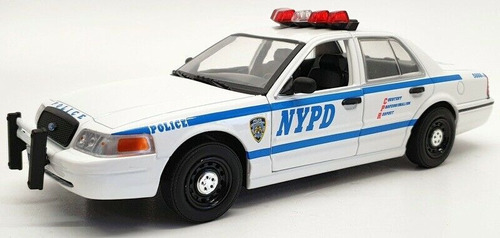 Carrito Greenlight 1:24 2011 Ford Crown Victoria Police Nypd