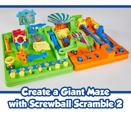 Jogo Tomy Games Screwball Scramble Marble Run Para Crianças