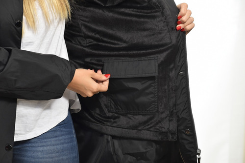 Pilotos Mujer Leket Con Piel Desmontable Talle Especial