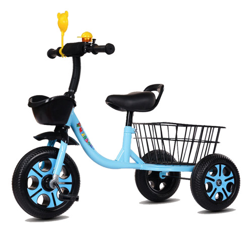 Triciclo De Pedales Para Niños Con Cesta De Almacenamiento