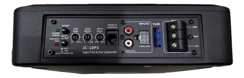 Subwoofer Amplificado Jc Power Jc-10ps 10 Ventilado 500w Max Negro
