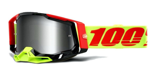 Óculos 100% Racecraft 2 Wiz Amarelo Motocross Lente Extra