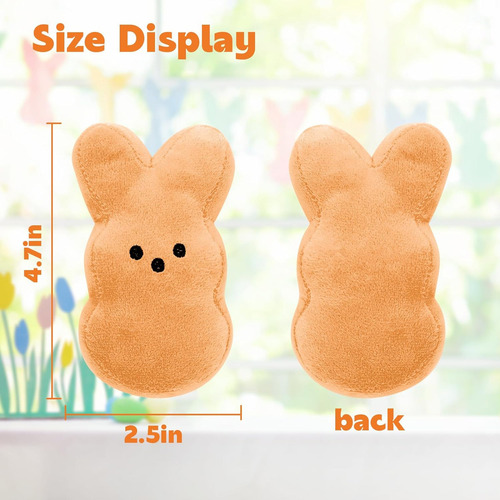 --6pcs Conejo De Pascua,juguetes De Peluche,regalo Para Niño