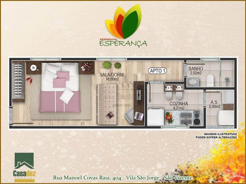 Apartamento - Venda - Vila Sao Jorge - Sao Vicente - Fd189