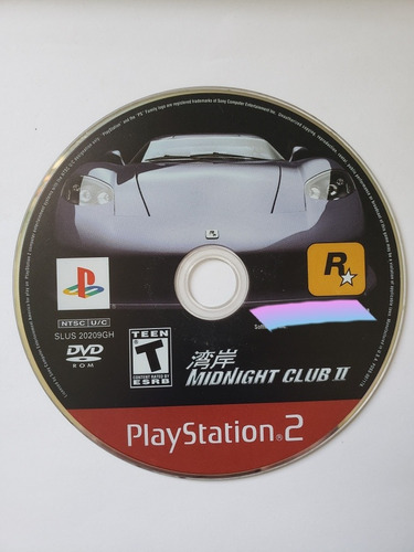 Midnight Culb Street Racin Ps2 Solo Disco 