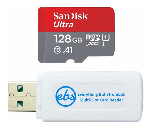Sandisk Ultra 128 Gb Tarjeta Micro Sd Para Motorola Phone Fu